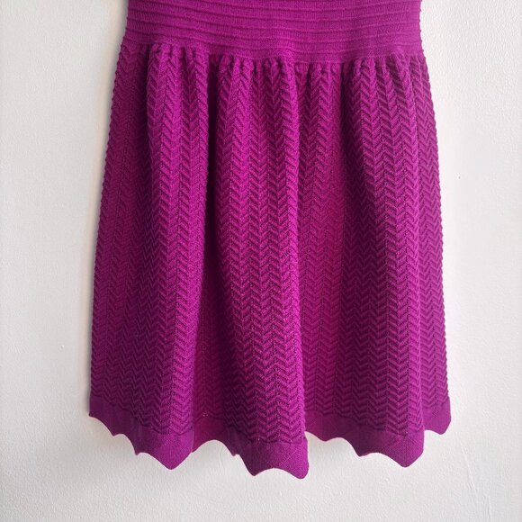 Sandro Paris Hot Pink Knit Strapless Mini Dress - Size S/M - Picture 4 of 11